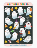 Halloween Ghost Sticker Sheet