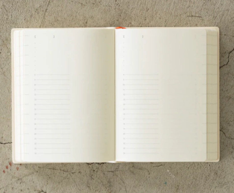 MD Notebook Diary 1Day 1Page - 2026 - A6