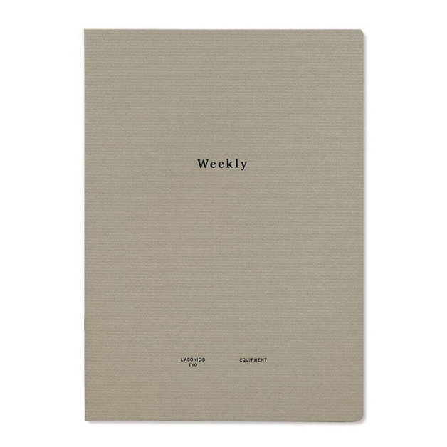 Laconic Style Notebook - Weekly