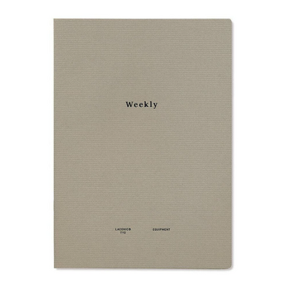 Laconic Style Notebook - Weekly