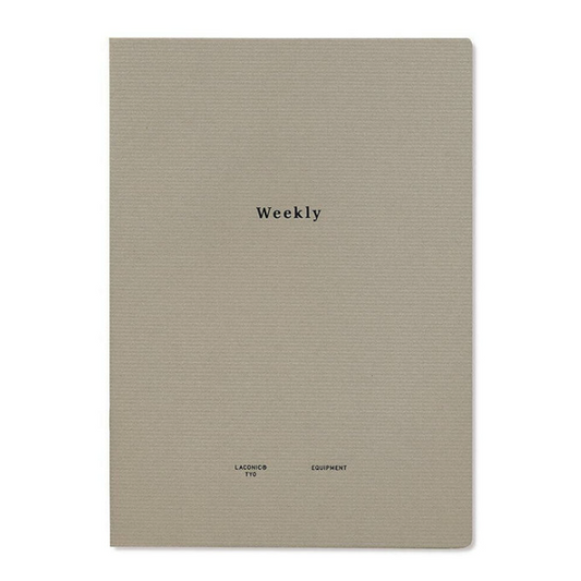 Laconic Style Notebook - Weekly