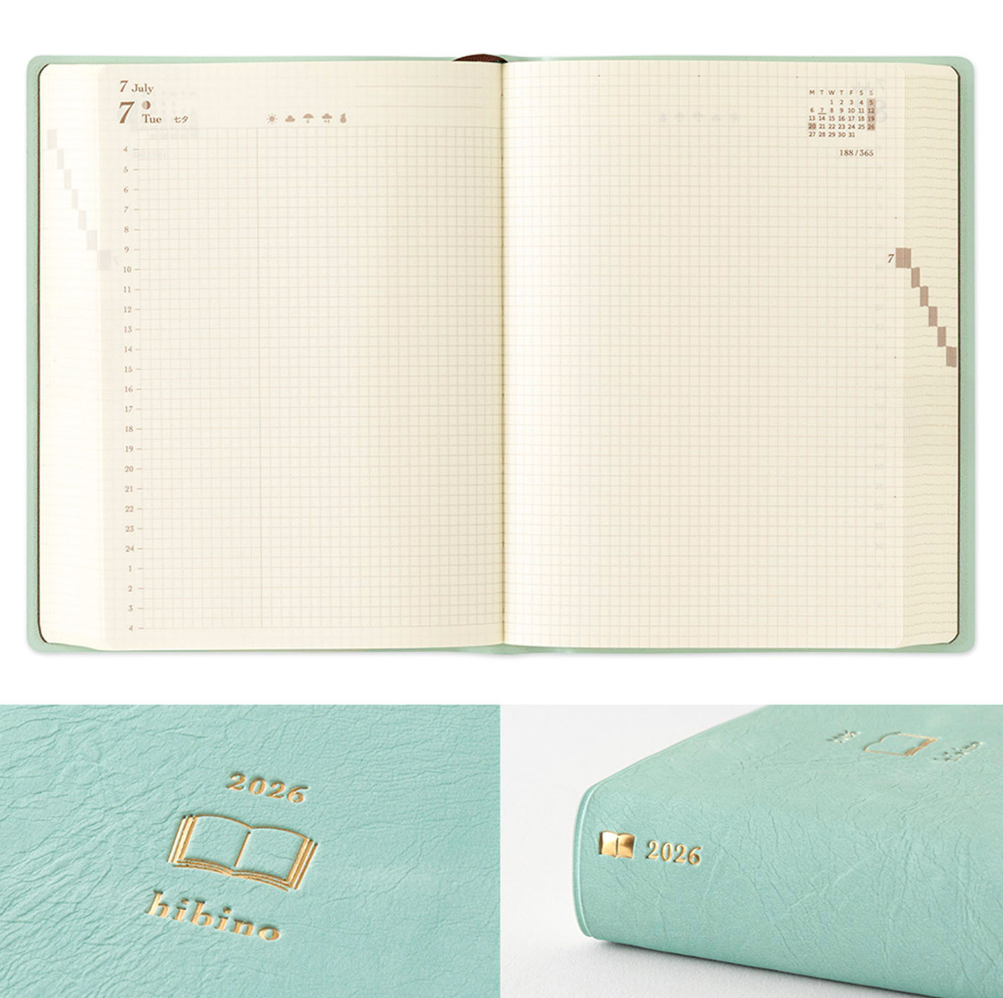 Midori Diary Hibino - 2026 - A6
