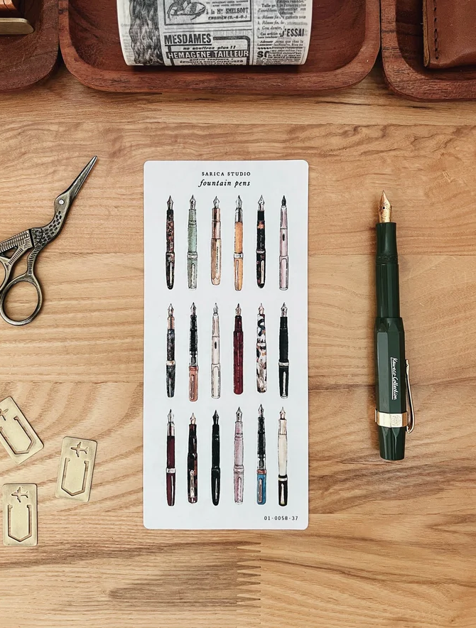 Fountain Pen Stickers
