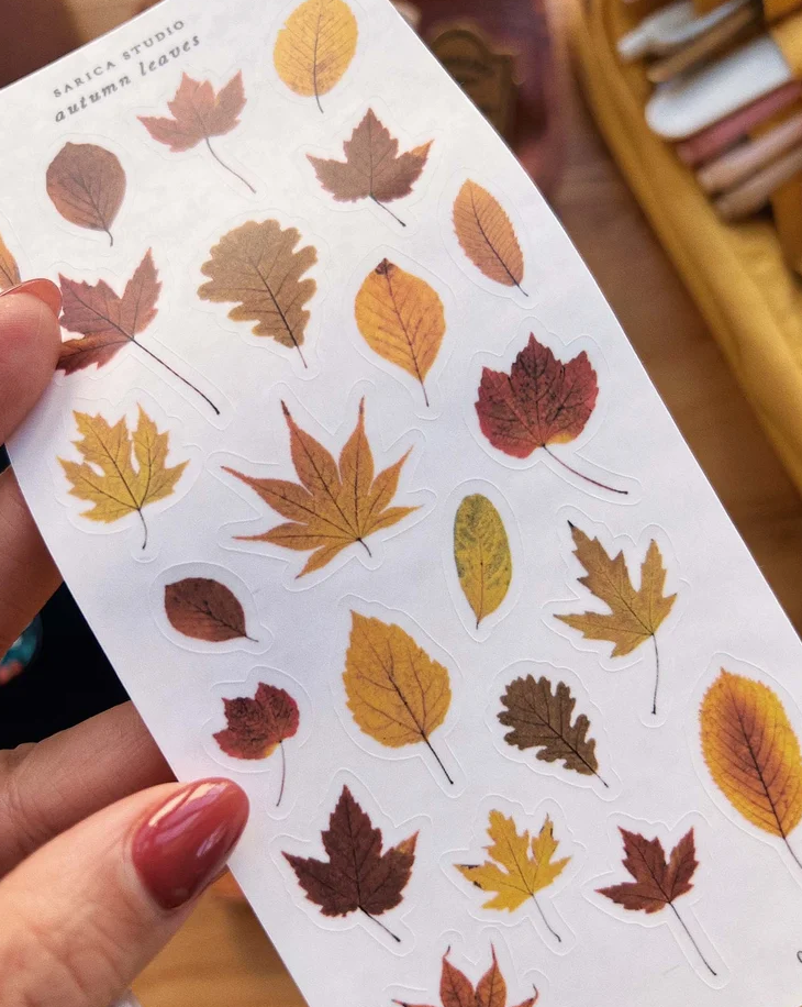 Autumn Leaves Stickers