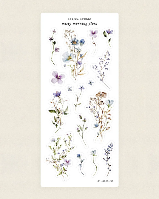 Misty Morning Flora Stickers