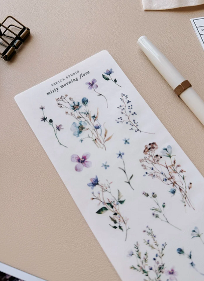 Misty Morning Flora Stickers