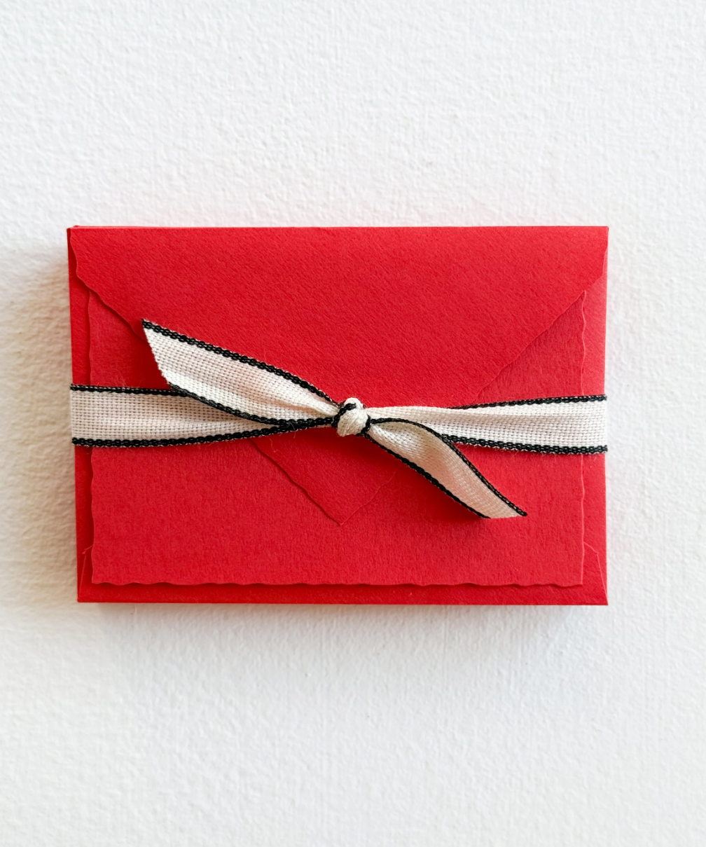 Italian Mini Stationery Set - Red