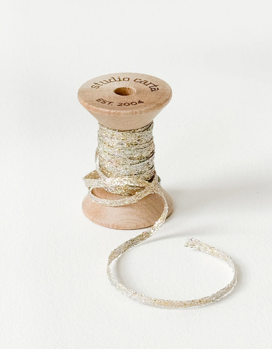 5 Yards Metallic Ribbon - 4 Color Options