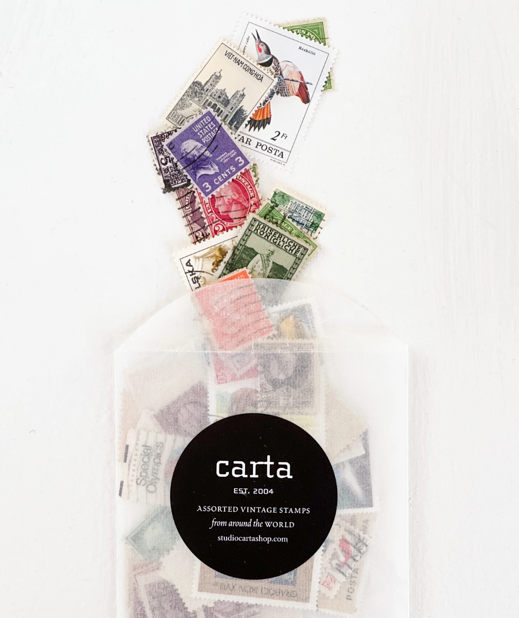 Vintage Stamps - Set of 50