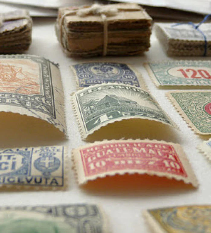 Vintage Stamps - Set of 50