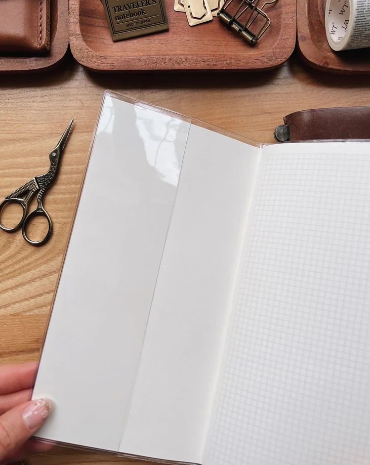 Clear Cover for Standard Traveler's Notebook
