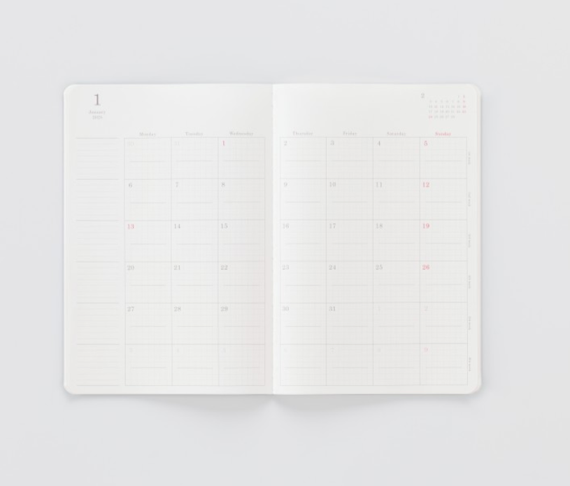 Stalogy Diary 2026 A5 Monthly