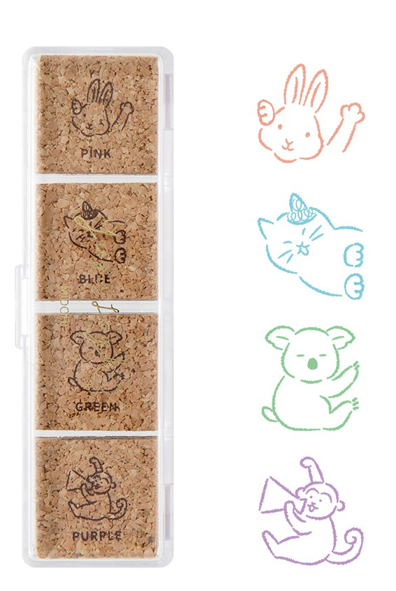 Yuru Log Paintable Stamp - 4 Variations