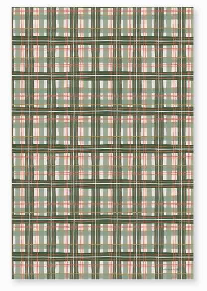 Holiday Plaid Gift Wrap