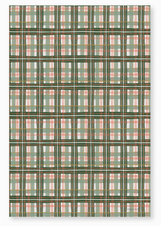 Holiday Plaid Gift Wrap
