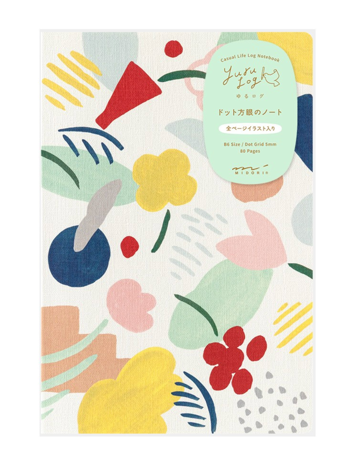 Yuru Log Notebook B6 Motif Textile