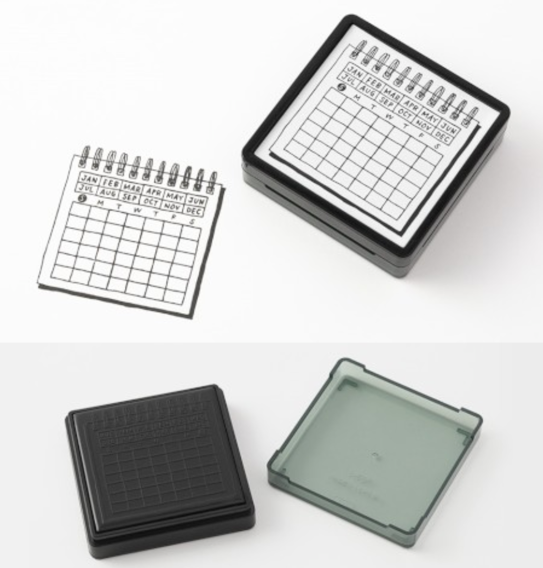 Paintable Stamp Pre-Inked Calendar