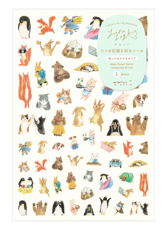 Yuru Log 1 Sticker Sheet