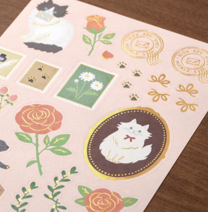 Midori Letter Set Collage Pattern 0 Cat