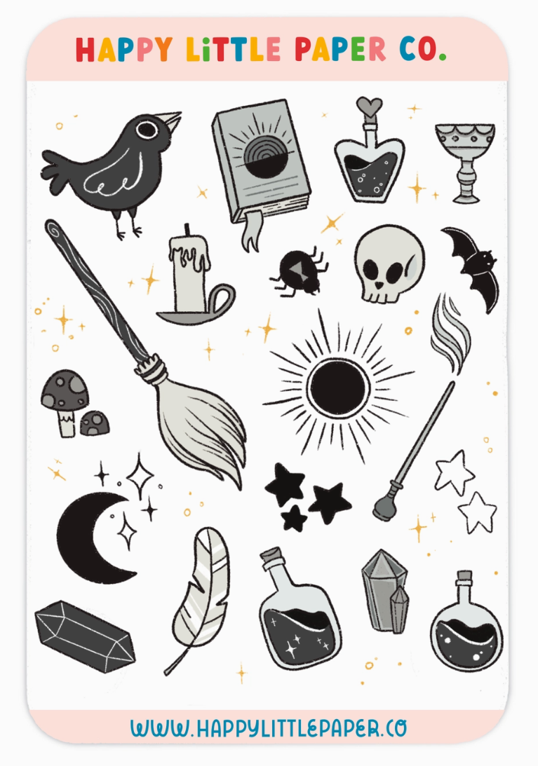 Halloween Sticker Sheet