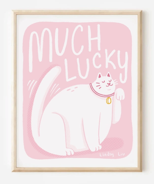 Lucky Cat Art Print