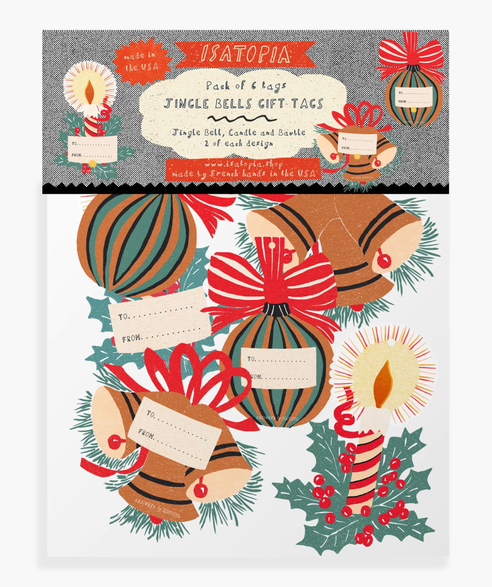 Jingle Bells - Gift Tags Pack of 6