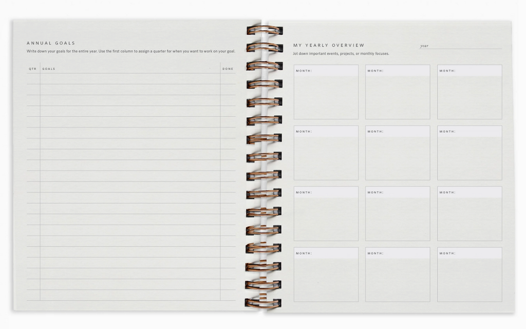 Quarterly Overview Planner / Undated