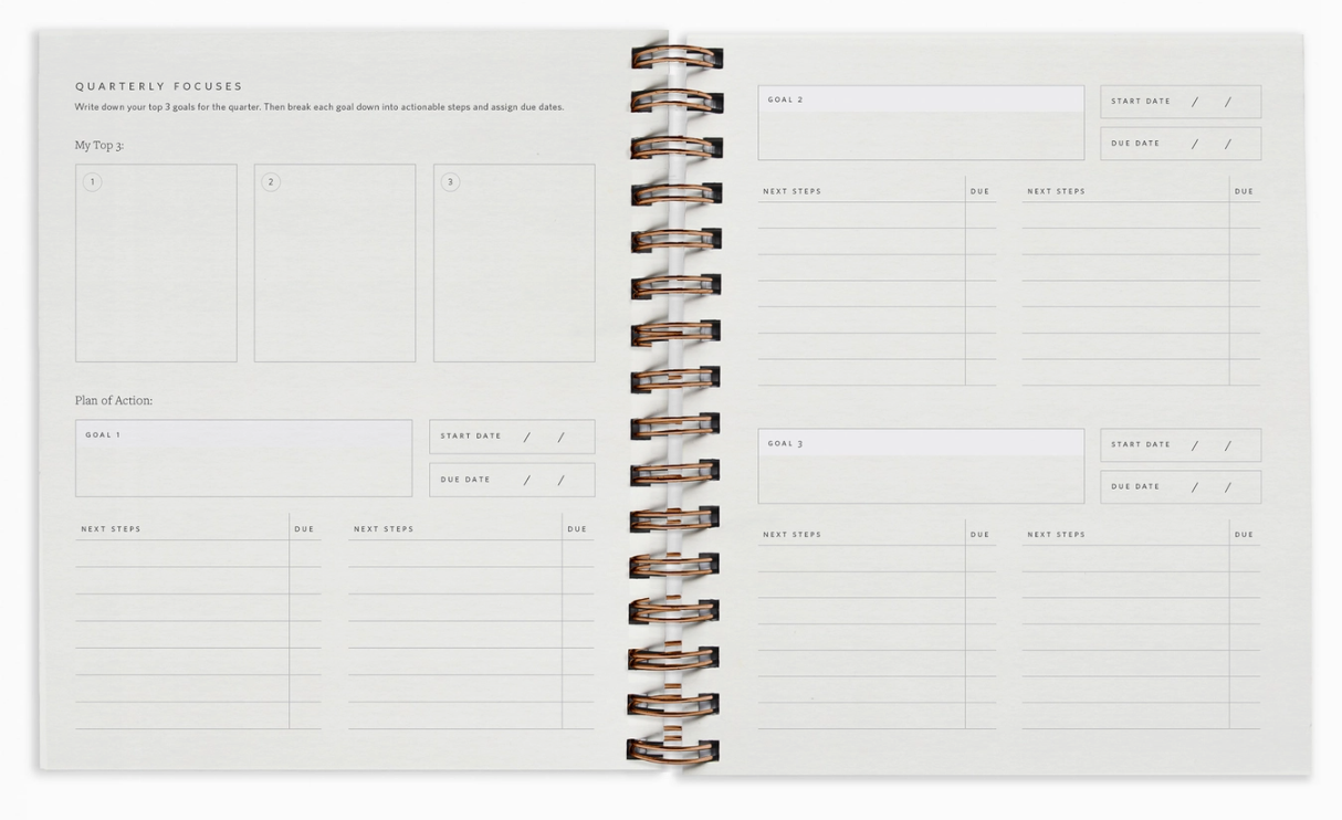Quarterly Overview Planner / Undated
