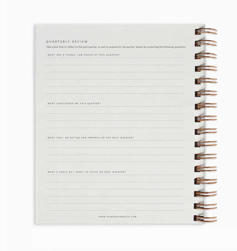 Quarterly Overview Planner / Undated
