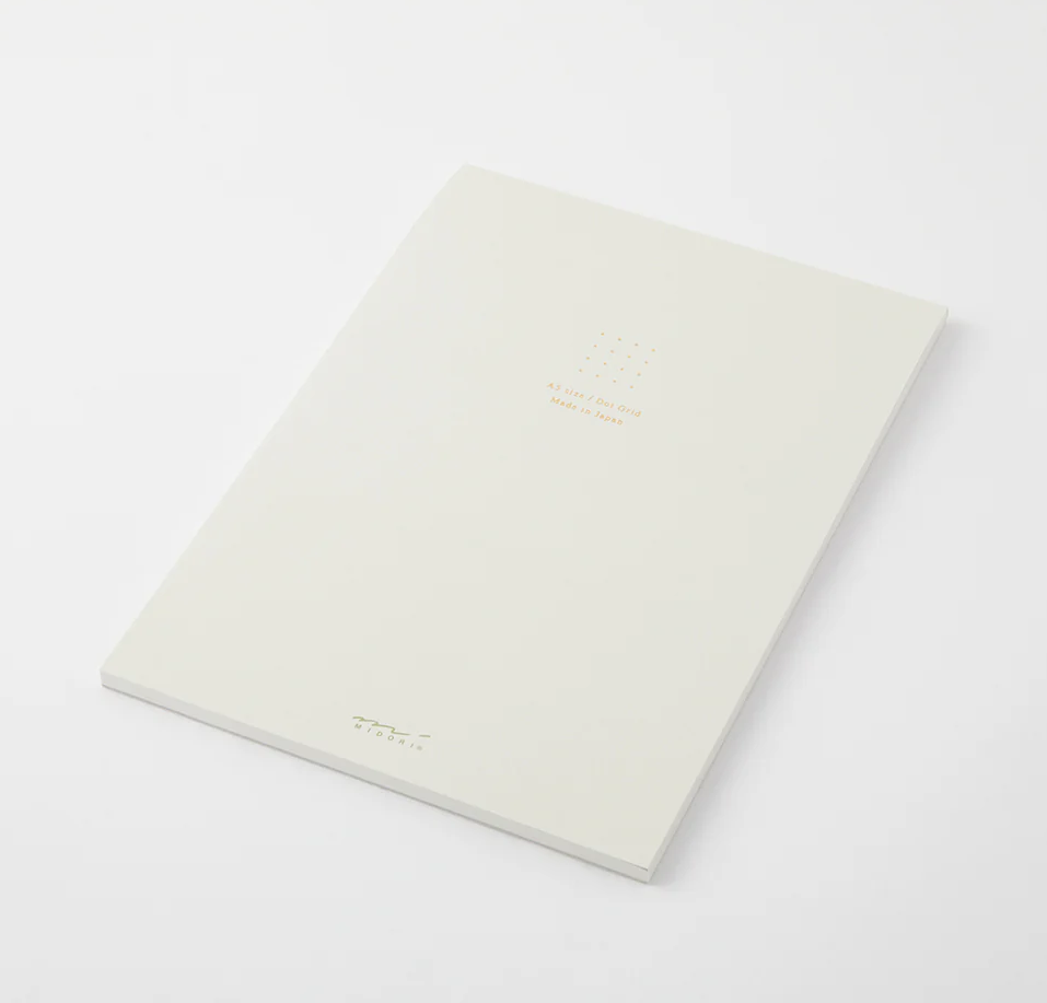 Midori Paper Pad A5 Dot Grid (White)