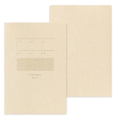 Yuru Log Notebook - Monthly Free Diary - B6