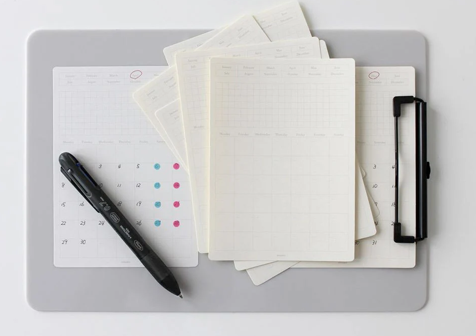 Stalogy Removable Calendar Sticker Sheet - Small