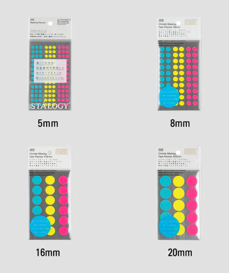 Circular Masking Tape Stickers