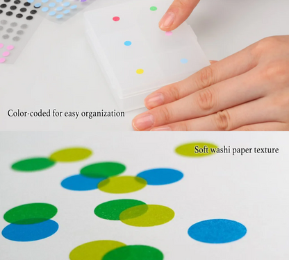 Circular Masking Tape Stickers