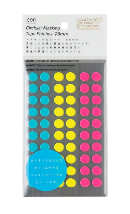 Circular Masking Tape Stickers