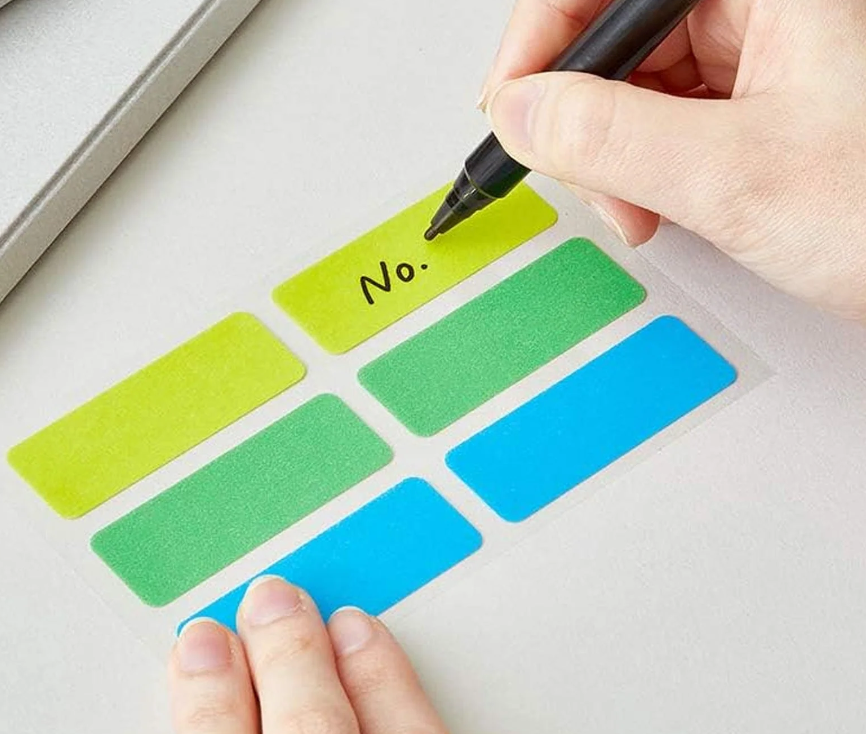 Rectangular Washi Tape Labels