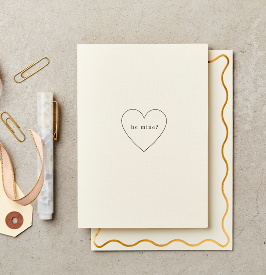 Be Mine Heart Card