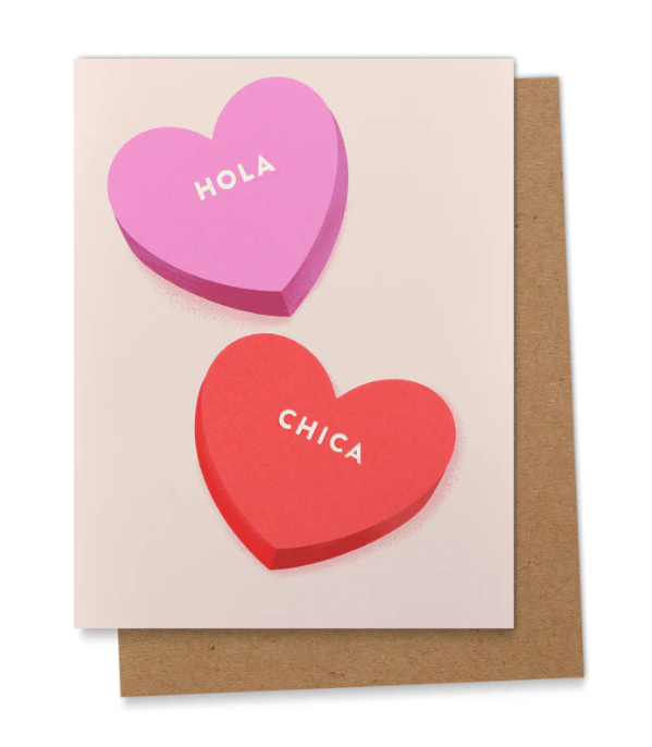 Hola Chica Galentine's Day Greeting Card