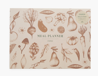 Undated Weekly Meal Planner & Grocery List