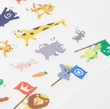 Midori Sticker Sheet Achievement Animal