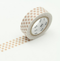 Washi Tape Dot Milk Tea