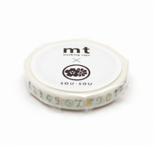 Washi Tape 7mm Sou Sou Floral