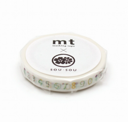 Washi Tape 7mm Sou Sou Floral