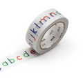 Washi Tape 15mm Papier Tigre L'alphabet