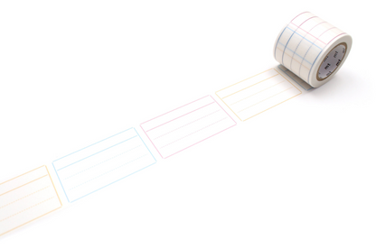 Washi Tape Perforated Label Tape : Memo