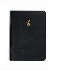 Bieffe Black Pocket Notebook - Red Bound Edges