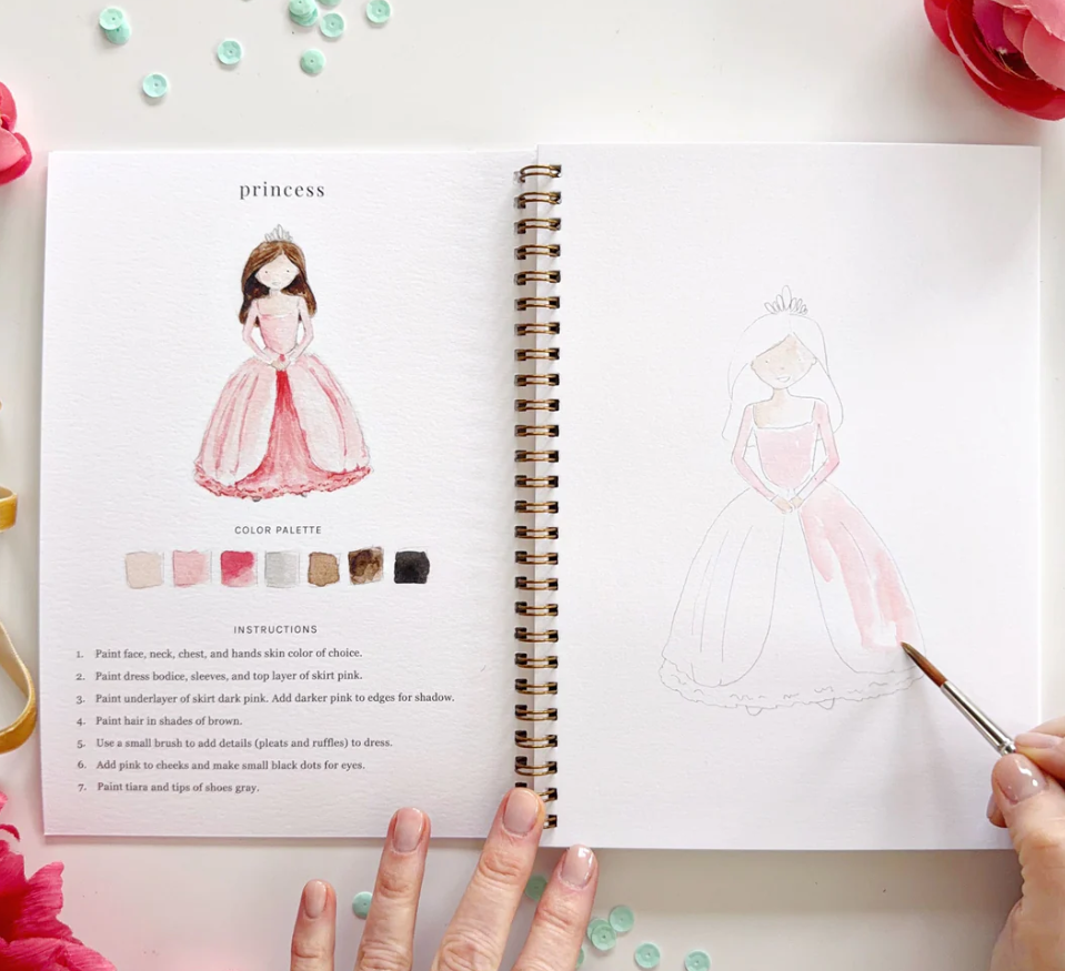 Fairytale Watercolor Workbook