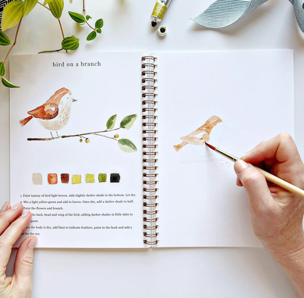 Animals Watercolor Workbook