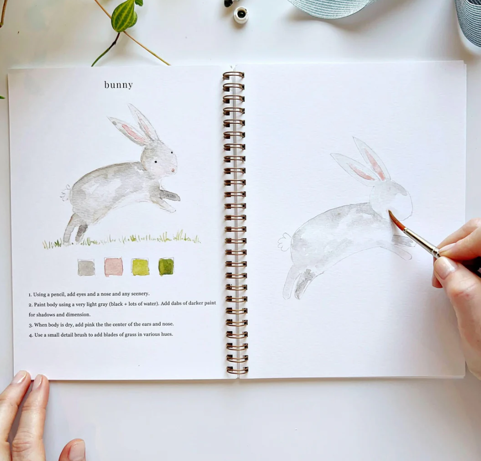 Animals Watercolor Workbook
