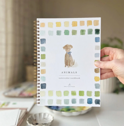 Animals Watercolor Workbook